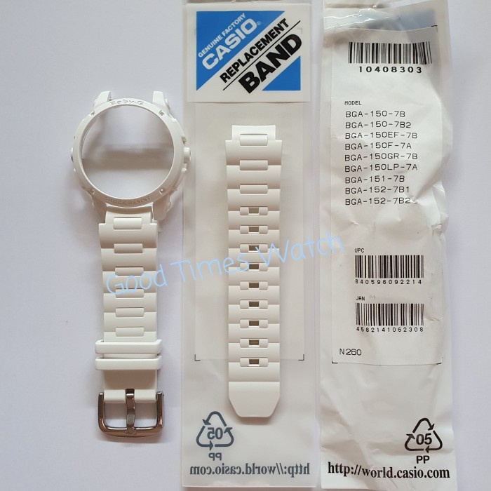 PAKET STRAP BEZEL BABY-G BGA-150-7B BGA 150 Casio Original