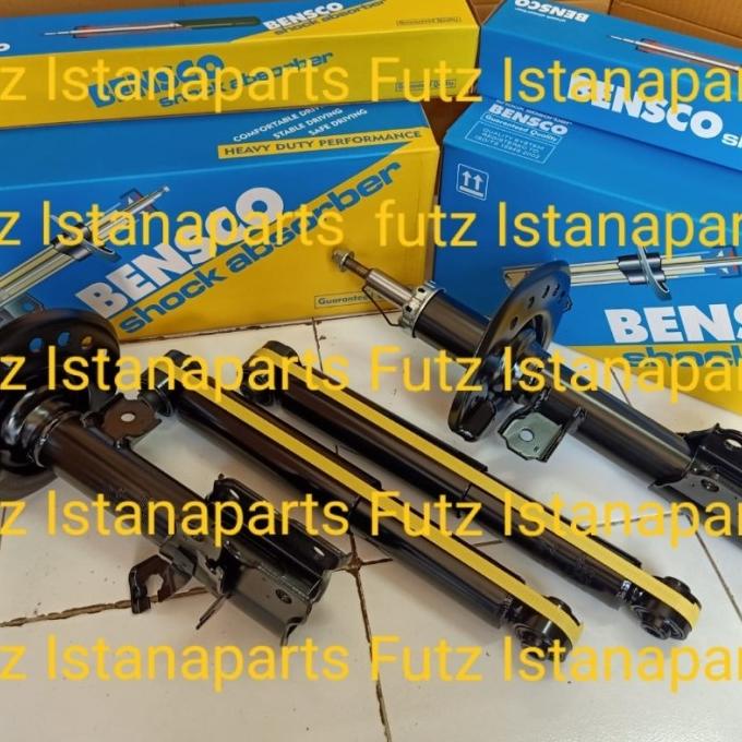 PAKET shockbreaker BENSCO PREMIUM NISSAN XTRAIL T31 DEPAN BELAKANG