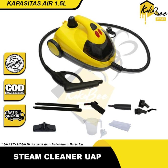 Steam cleaner 1.5 liter - Alat mesin pembersih uap rumahan salon mobil