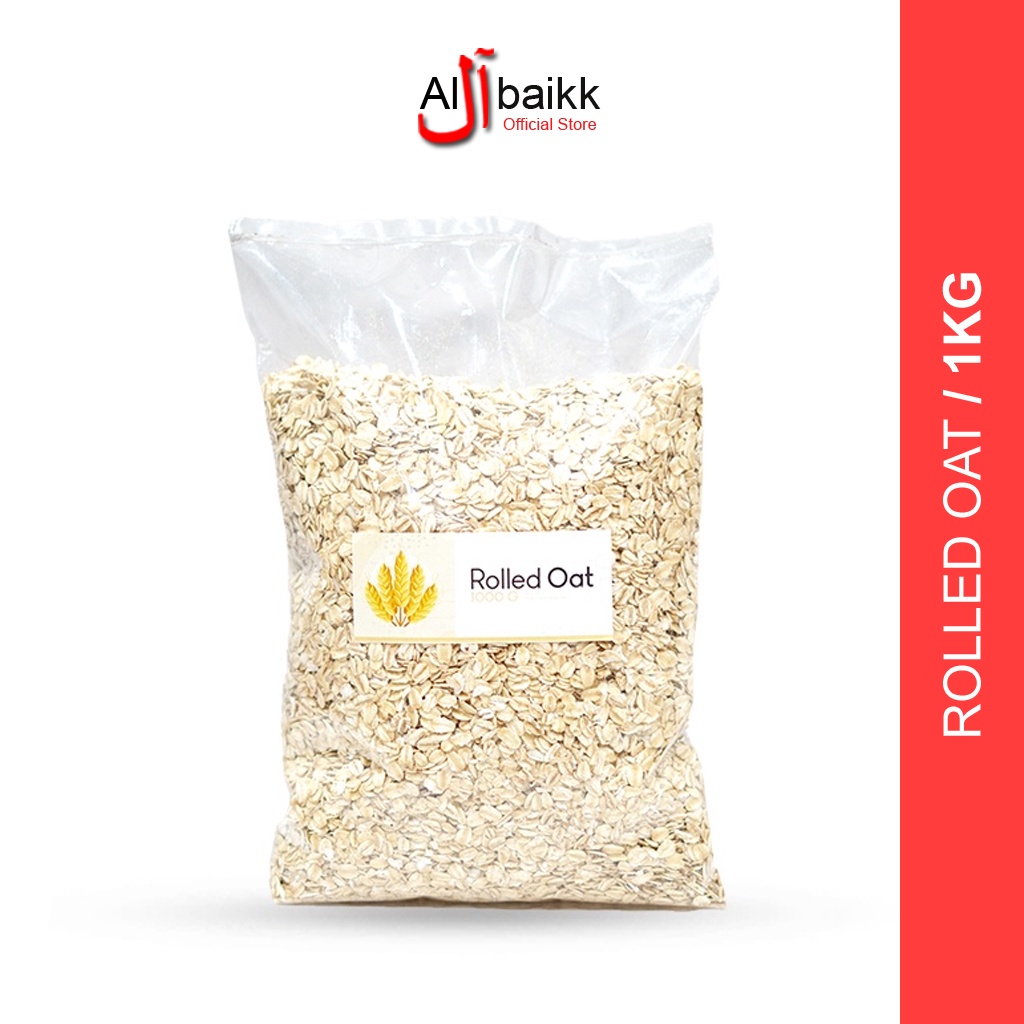 

Rolled Oat 1 Kg Sereal Gandum Utuh Organik Alami