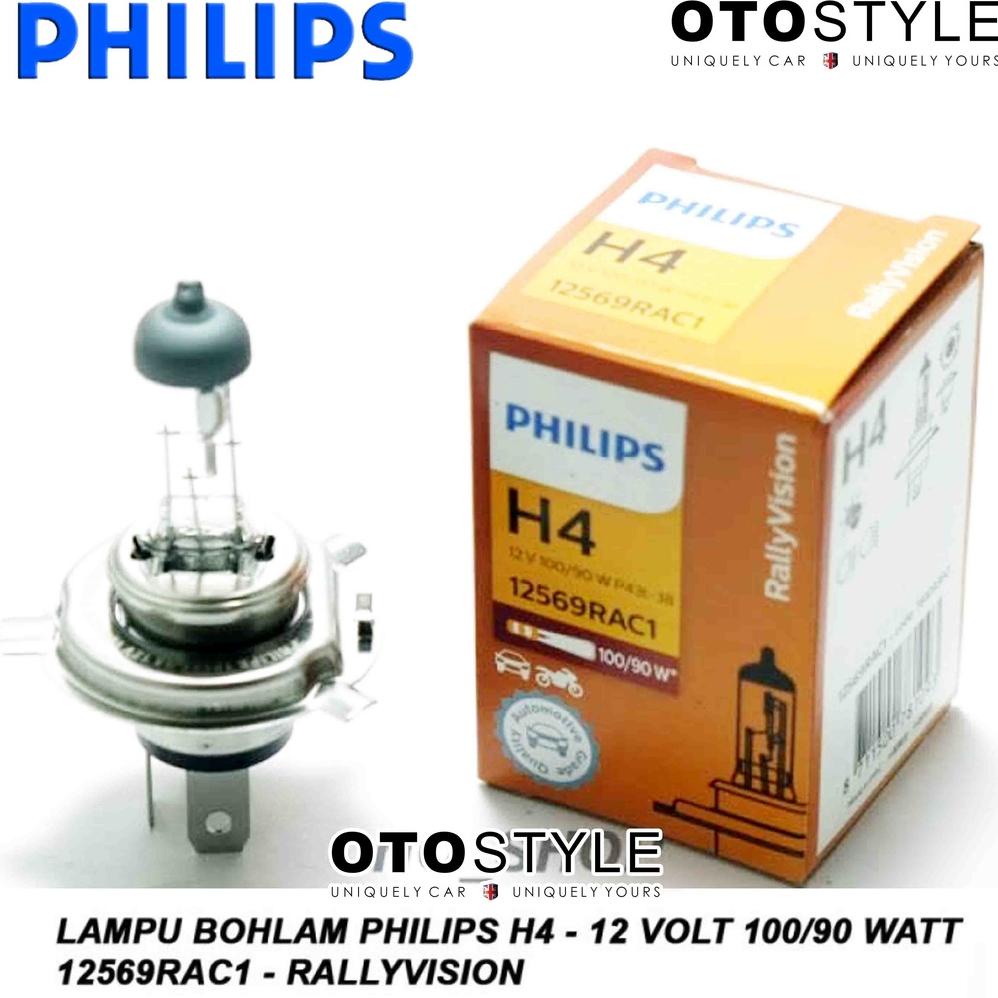 Terbaik Bohlam Philips Lampu H4 Philips  Vision 100/90W 12V ,.