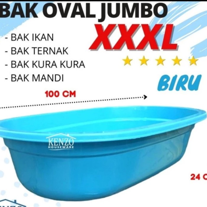 bak mandi besar / kolam ikan , kura / fishpond taiwan oval XXL