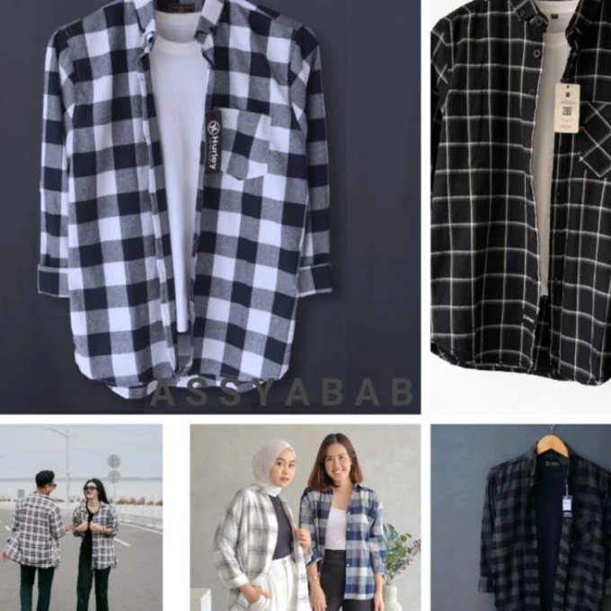 (S0509C) KEMEJA PRIA PANJANG KEMEJA WANITA PANJANG DISTRO KEMEJA PREMIUM KEMEJA FLANEL/FLANNEL KOTAK