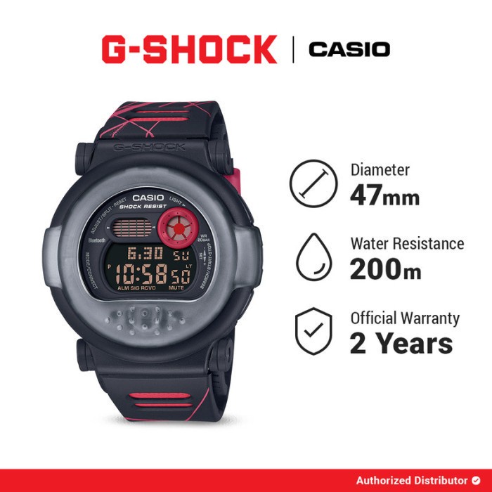 [READY INSTANT] G-shock Jam Tangan Pria Original G-B001MVA-1DR Digital Black