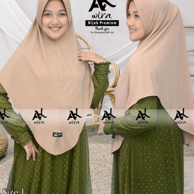 [X73➸&gt; Alwira.outfit jilbab instan size L original by Alwira☑..