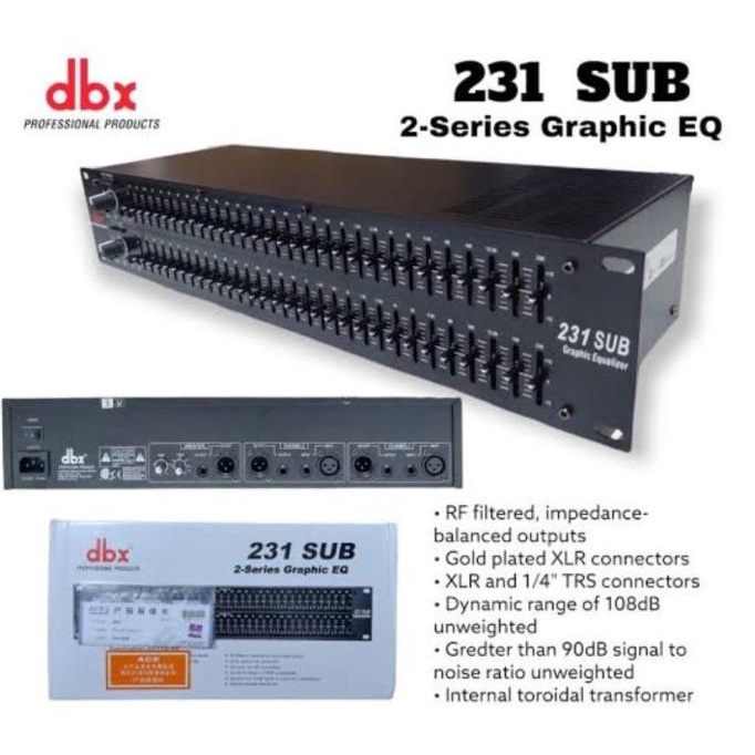 Sale Equalizer Dbx 231 Sub / Dbx 231Sub Output Sub Grade A