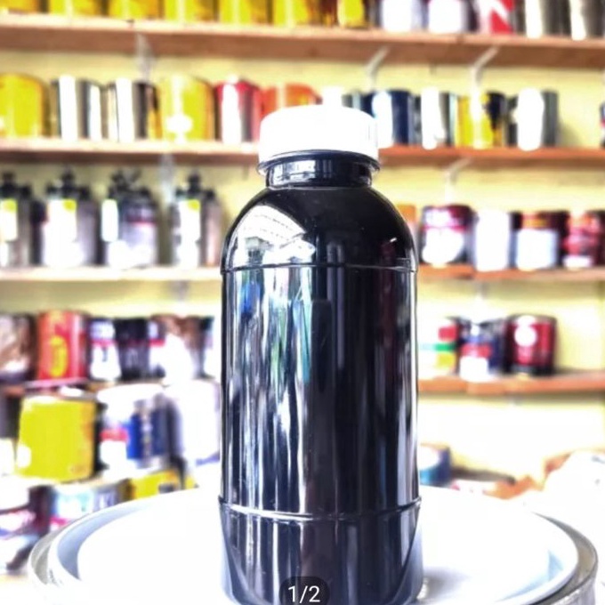 

[H91-»] Cat super deep black pu hitam solid pekat 1/4 200ml ecer➤.!