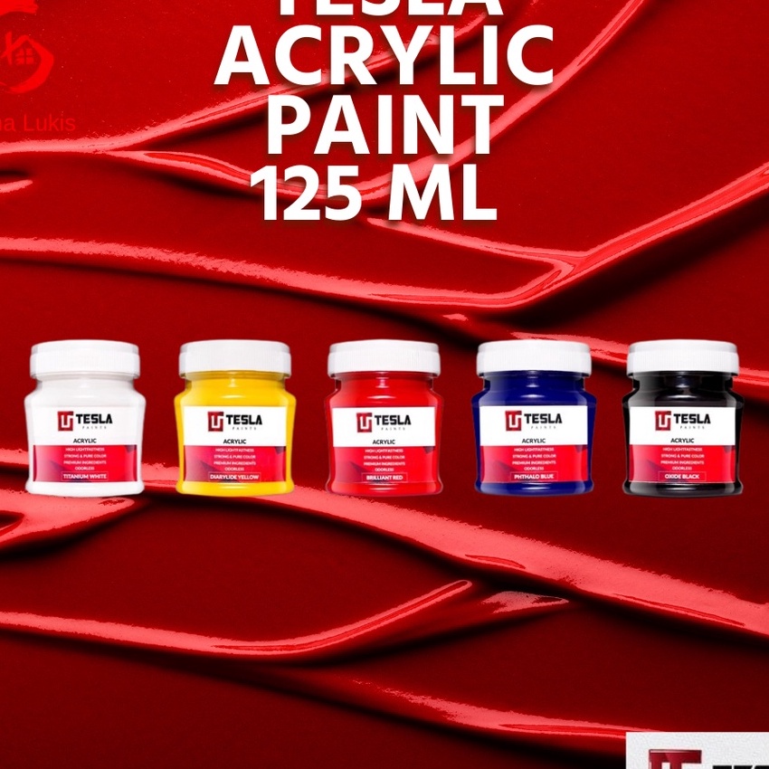 

[G10-☛> Tesla Paints - Acrylic Paints Cat Akrilik 125ml - SATUAN»..!