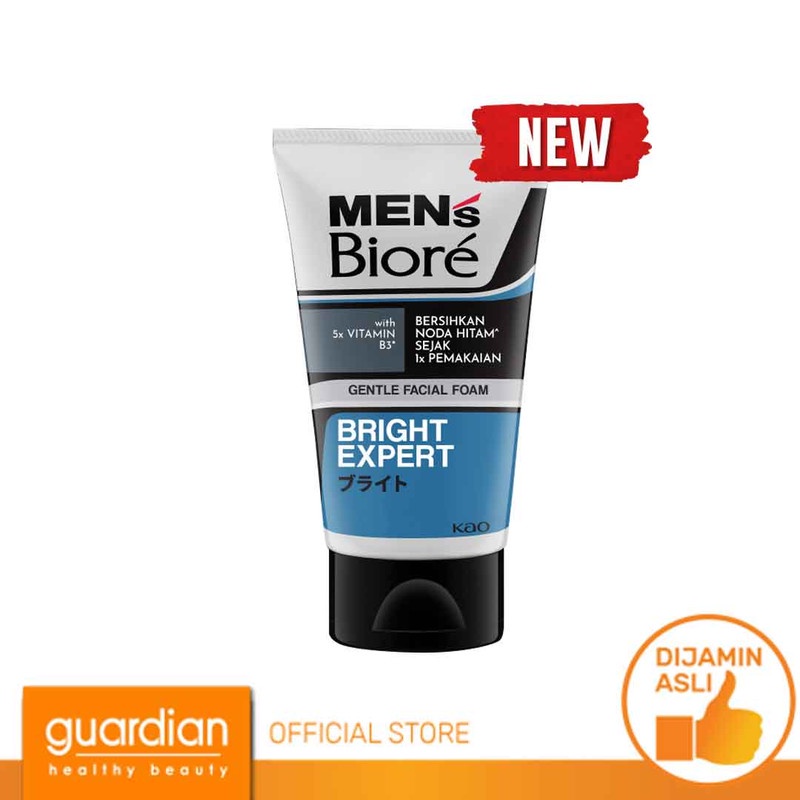 Biore Mens Bright Expert Fcl Foam 100Gr