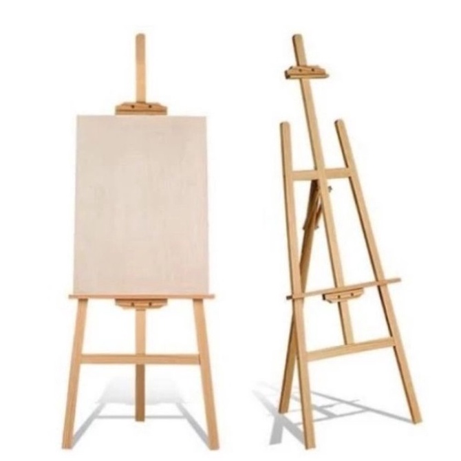 

[G91-♪] Stand Lukisan,Standing Easel kayu,Stand Kayu,Standing frame,Easel㊠.!