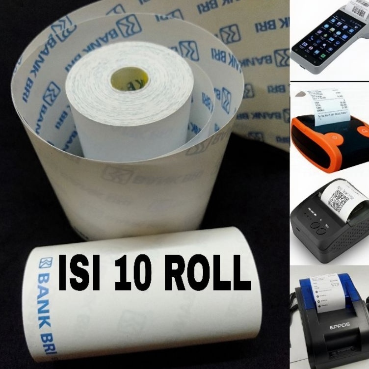 

KERTAS THERMAL EDC BANK BRI 58X30/57X30 [ART. A2J4]