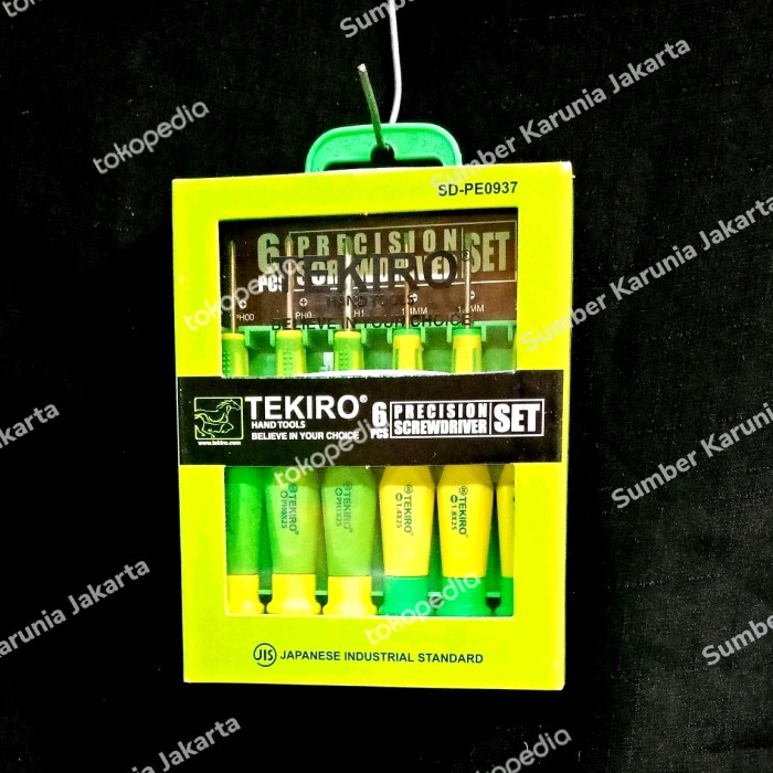 Ready Stok Tekiro Obeng Presisi Set 6 Pc Kode 208