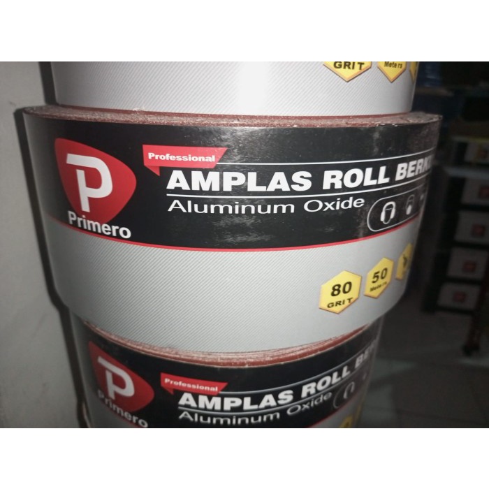 PRIMERO Amplas Roll 4 inch / Kertas Amplas / Kertas gosok meteran