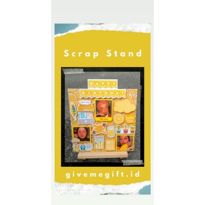 

GMG Scrap Stand 20x20 cm bisa pake foto sendiri SPECIAL PRODUCT!!