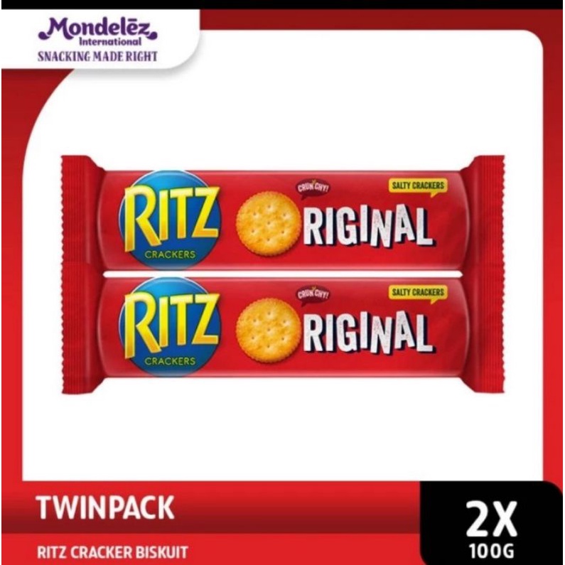 

Ritz Crackers Biskuit Krakers 100gr Paket 2 Pc