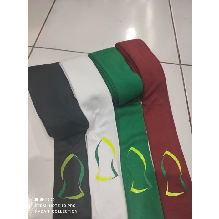 Sorban sorban imamah - Putih hijau hitam 5 meter - Putih, 5 meter(Z1W3) ORIGINAL Sorban Panjang 2 Me