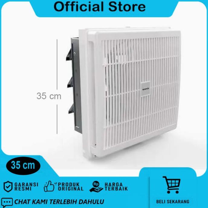 Maspion Mv-300 Nex Wall Exhaust/Hexos/Heksos Fan Dinding 12" (30 Cm) Lovethestar