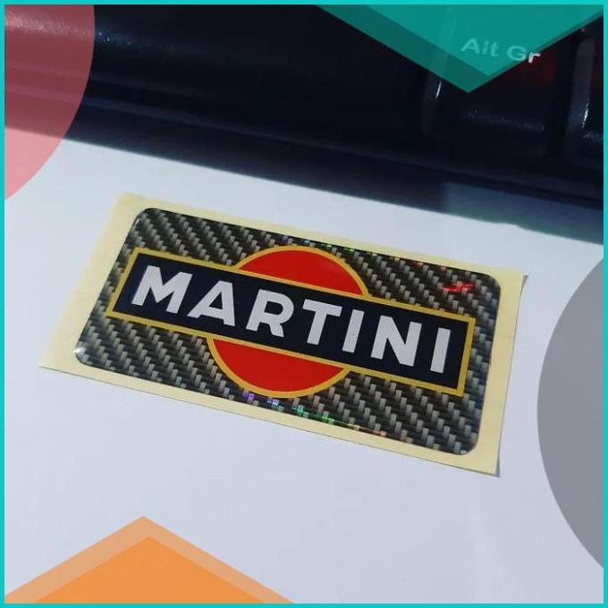 

Sticker Timbul Resin Logo MARTINI Stiker Logo Lycal 3D Kecil Satuan 20JVLZ3 parts