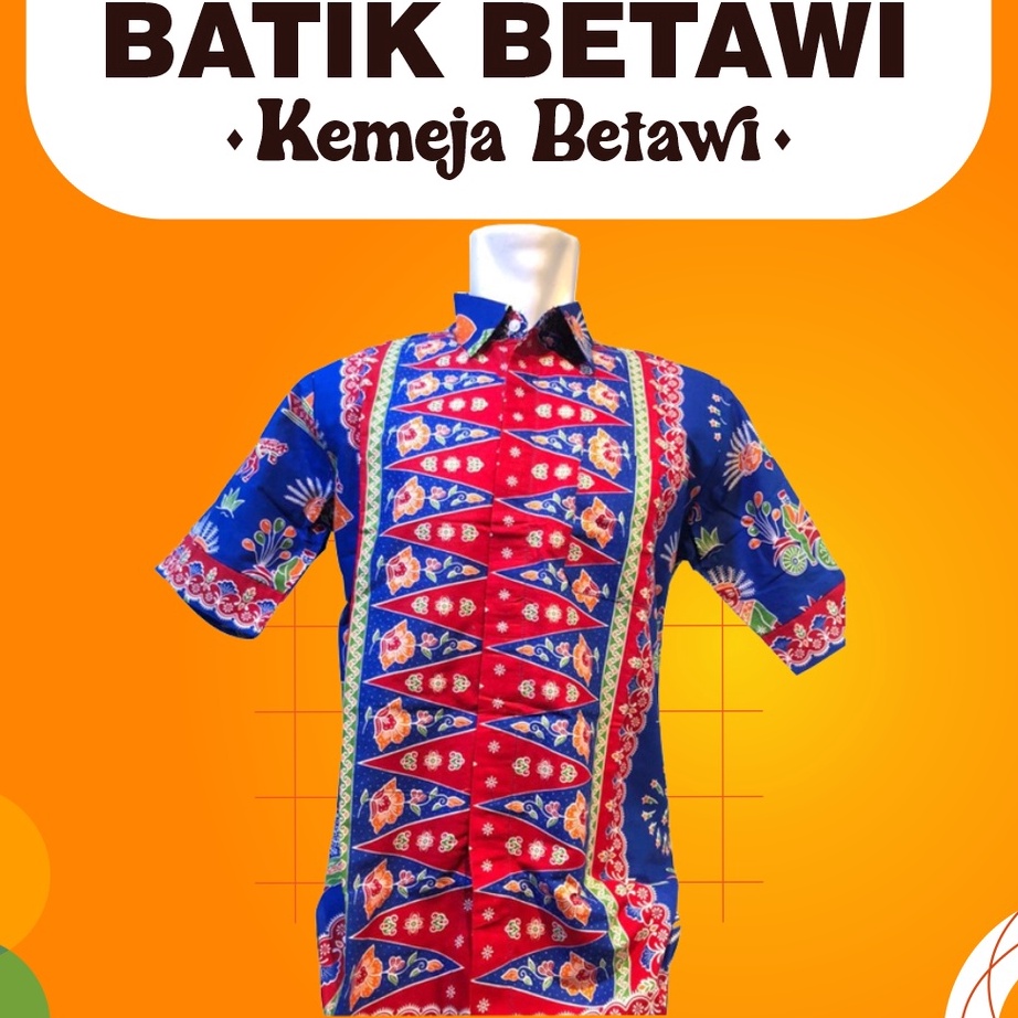 Ready stock Kemeja Batik Betawi Pria