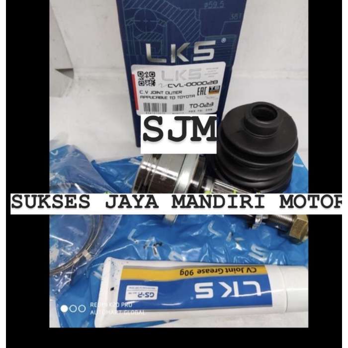 CV JOINT LUAR STARLET AS RODA LUAR STARLET 1000