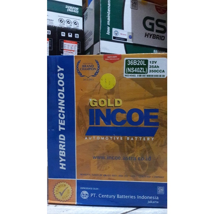 Accu / Aki Incoe Gold NS40ZL star