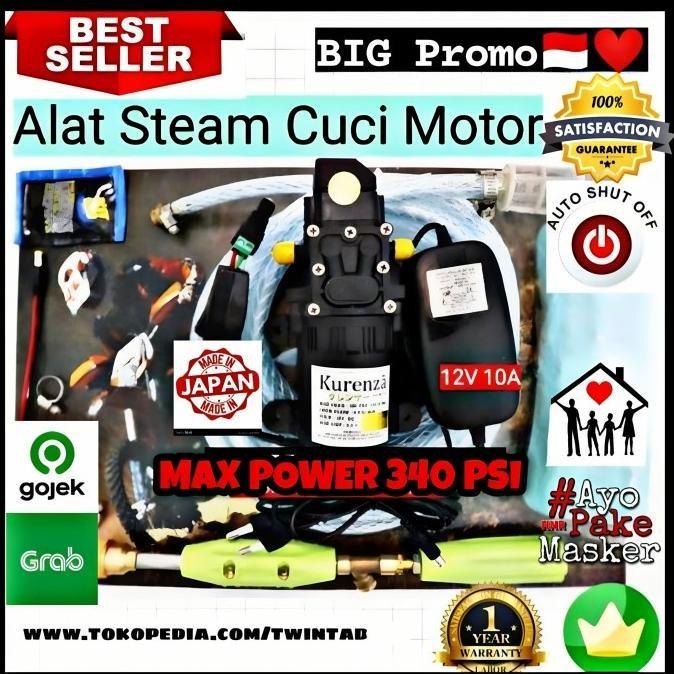 Terjangkau Alat Cuci Mobil Motor Portable 5Meter Waterpump Paket Pompa Premium Original