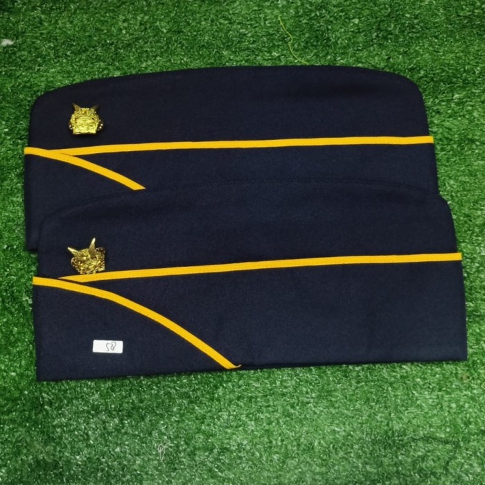 TOPI MUT TNI AU LIS PAMA + PIN TOPI MUT