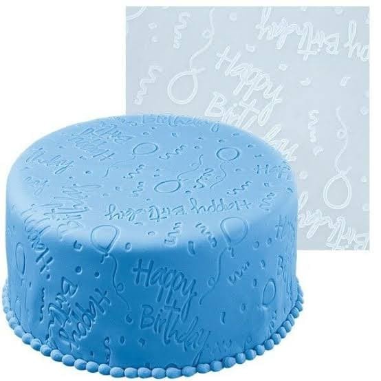 

✅Termurah Wilton Fondant Decorating Imprint Mat Happy Birthday Limited