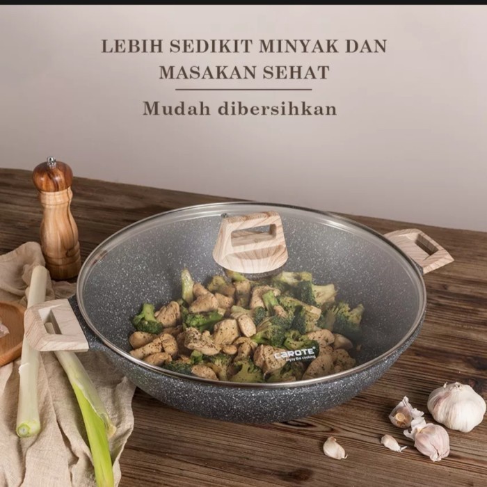 ✨Baru Carote Wok Pan With Lid 24 Cm Terbatas
