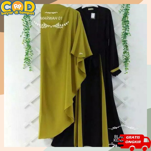 Setelan Gamis Bsju Games Kekinian Dress Pesta Kondangan Gamis 2In1 Branded Ibu Ibu 1 Set Gamis Satu 