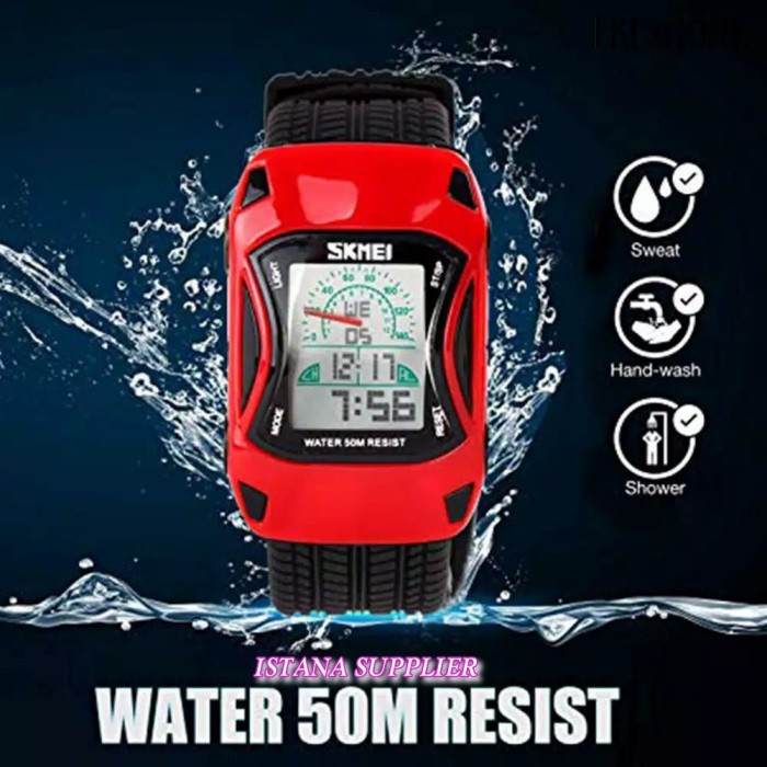 Discount JAM TANGAN ANAK SKMEI MOBILAN ORIGINAL /JAM TANGAN ANAK/JAM TANGAN ANALOG/JAM TANGAN WATER