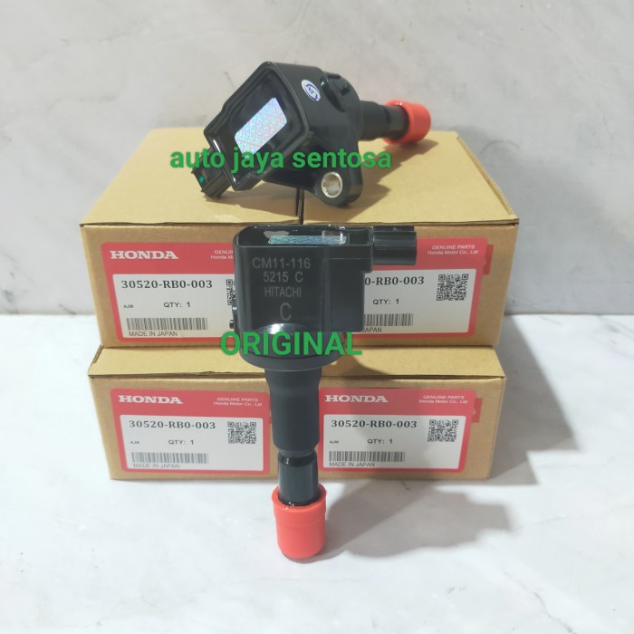 Koil Coil Ignition Busi Honda Jazz Rs Ge8 Gk5 Freed City Gm2 Brio Ori Best