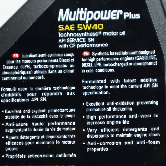OLI MOTUL MULTIPOWER PLUS 5W-40 1L - OLI MULTIPOWER PLUS MOTUL 5W40 BEST DEAL