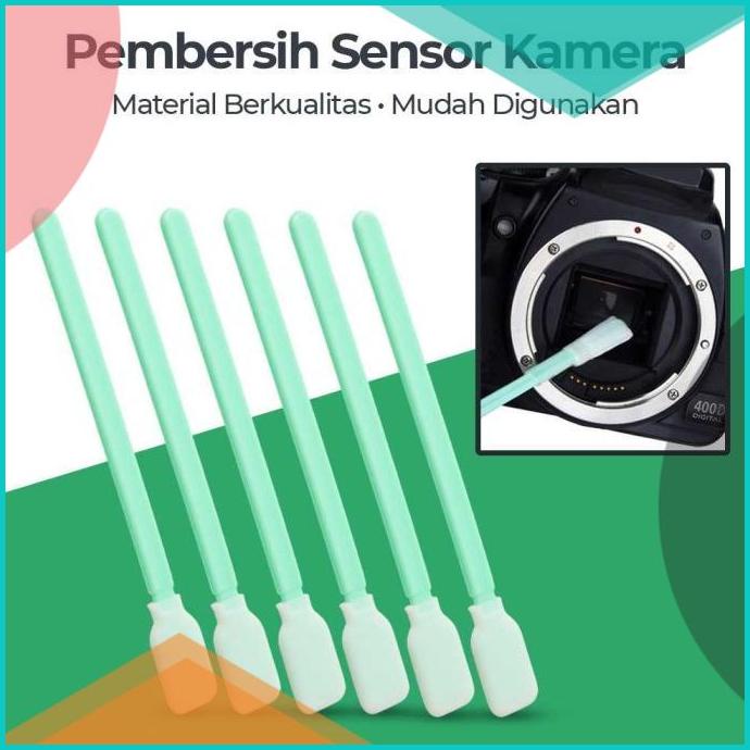 Pembersih Sensor CCD SWAB CMOS Lensa Kamera 6 PCS - CB-CCD01 20JVLZ3 onderdil