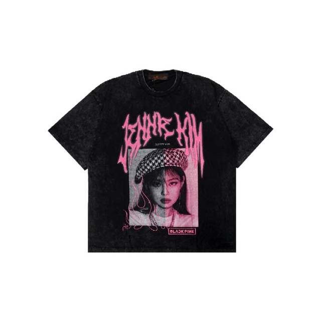 Kaos Blackpink Oversize  Kaos Black Pink Oversize   Tshirt Blackpink Oversize Washing