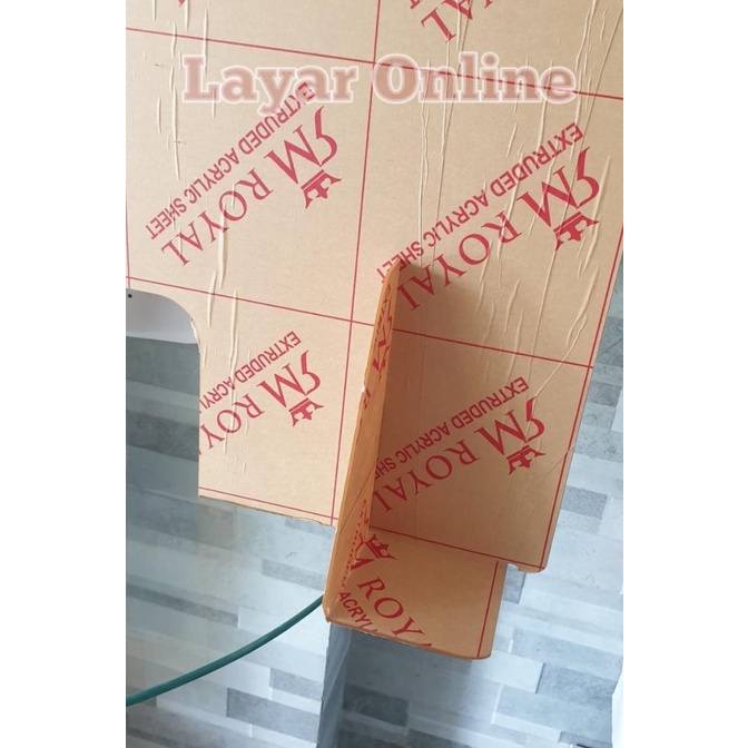 

Sekat Acrylic 2Mm 120X60Cm Meja Teller Kasir Partisi Pembatas