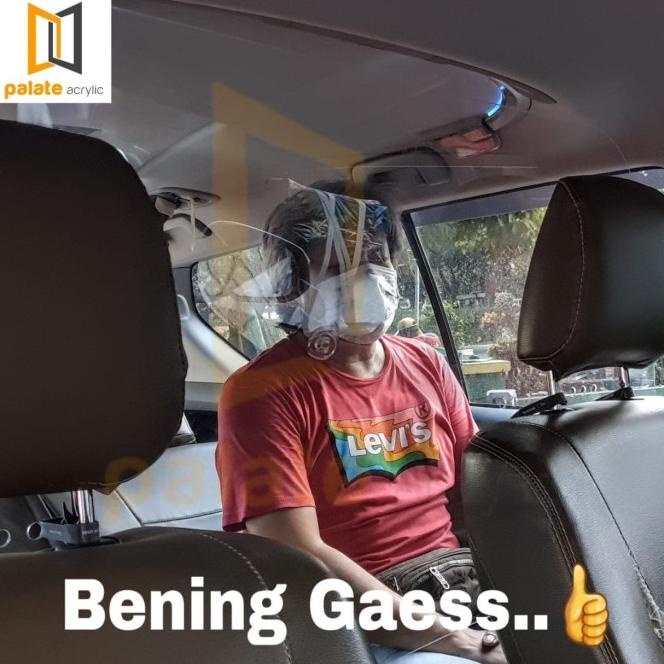 Partisi Mobil / Sekat Mobil / Pengaman Covid / Partisi Akrilik / Uk L