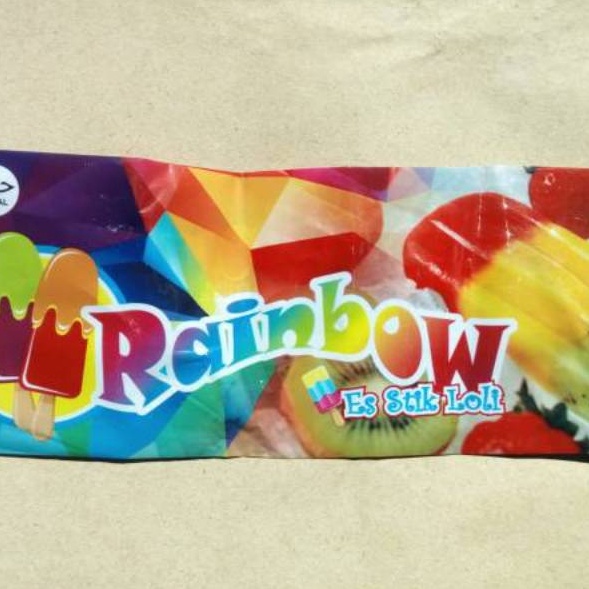 

MJWL3841 Kemasan Loly/Plastik loly Rainbow