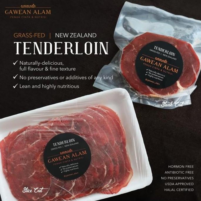 

Promo Nz Grass-Fed Tenderloin - Daging Sapi Tenderloin - Steak Cut Bronisshop