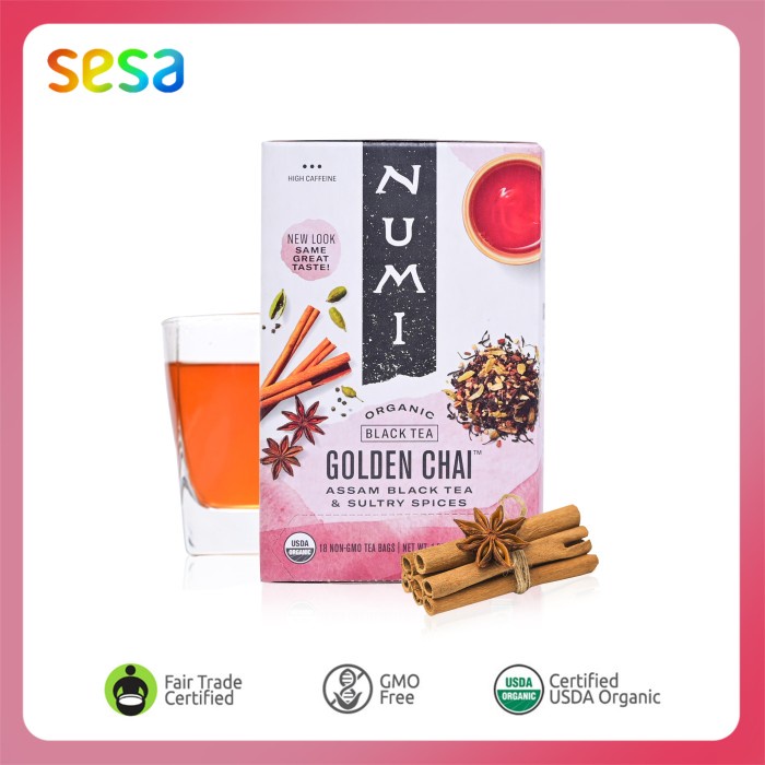 

Numi - Organic Golden Chai Tea - 46.8g