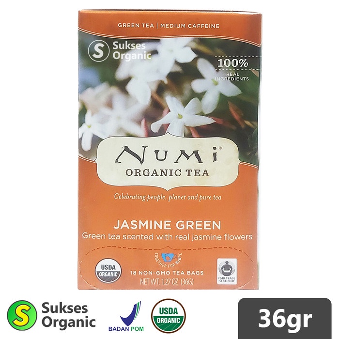 

Organic Jasmine Green Tea Numi 36g