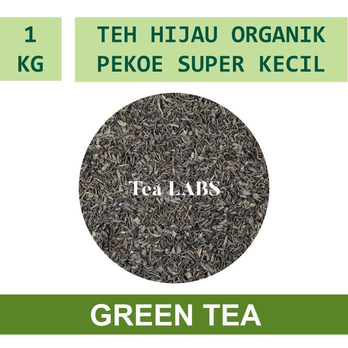 

Teh Hijau Pekoe Super Kecil Organik / Premium Green Tea 1 KILO