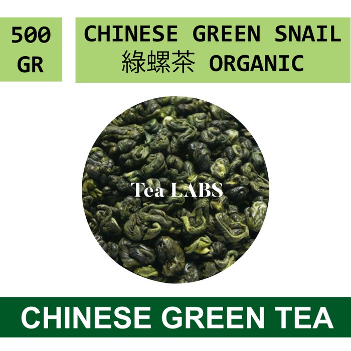 

Teh Hijau Chinese Green Tea Organik / Premium Green Snail Tea 500 GRAM