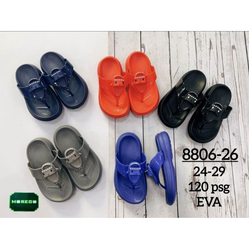Sandal Japit Anak karakter Hiu, Morego 8806-26 K