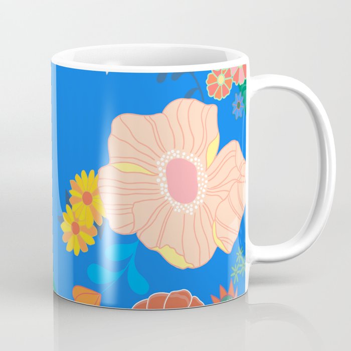 Mug Kopi Kekuatan Bunga