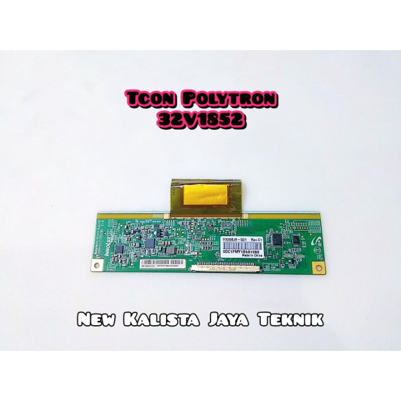 TCON TV POLYTRON 32V1852 ORIGINAL INNOLUX V320BJ8-Q01 Rev.C1 TCON 32V1852 TCON POLYTRON PLD 32V1852 