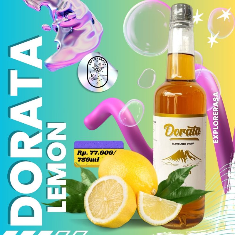 

Dorata syrup rasa Lemon isi 750 ml