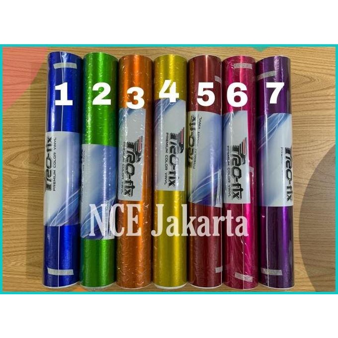 

STIKER POLOS METALIK WARNA PANJANG 1 ROL 15 METER PROFIX METALIC 20JVLZ3 limited stock