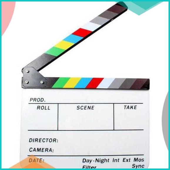 

Profesional Clapper Board Colorful Acrylic promo baru 20JVLZ3 tools n parts