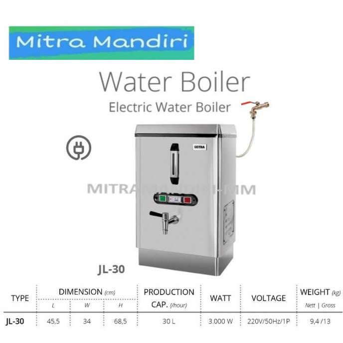 Water Boiler - Electric Getra Jl 10, Jl 30, Jl 60, Jl 90